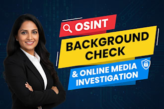 provide private information background check osint and find someone