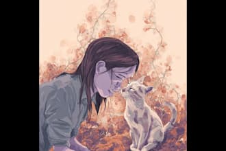 hand paint a stylised watercolor illustration