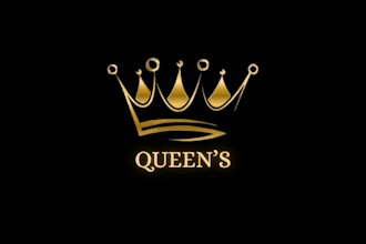 create a modern royal business logo design