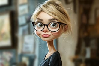 design original characters, cartoons, and caricatures