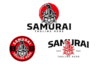 design a proffesional samurai logo