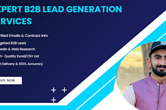 do lead generation, list building and linkedin outreach