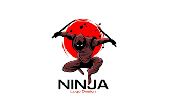 create fantastic ninja logo with fastest delivery