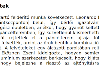 proofread and correct hungarian text, content, document