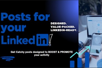 design branded linkedin posts for professionals and coaches