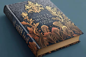 create urban book cover, fantasy and fiction