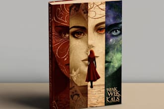 create a urban book cover, fantasy and fiction