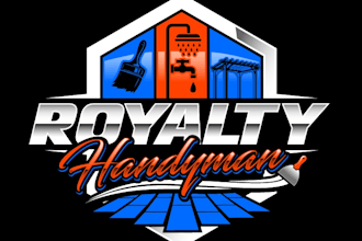 design unique handyman logo with free source file
