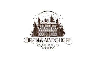 design elegant christmas heirloom logo