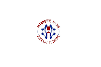 design automotive repair podcast network logo