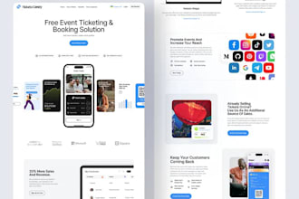 build an event tickets website, event wedding website