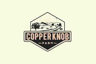 design high quality amazing logo for copper knob farm