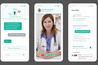 build telemedicine, doctor and nurse appointment booking website, app