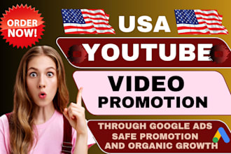 usa youtube promotion USA channel promotion to active audience