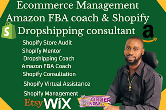 be your amazon fba coach shopify dropshipping consultant setup mentor trainer