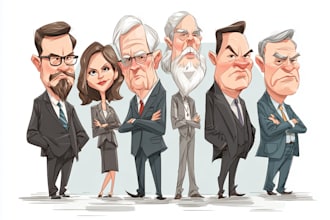 create political and editorial cartoons