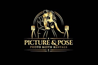 design unique picture pose logo