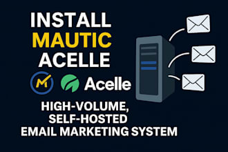 build postal smtp server with acelle, sendy or mautic