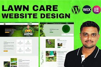 design a professional landscaping, gardening, and lawn care website