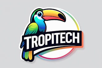 create toucan mascot logo for your business