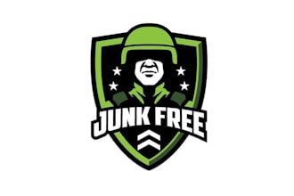 design fantastic veteran owned junk removal logo