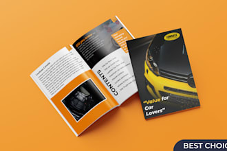 design corporate brochures, company profiles and booklet
