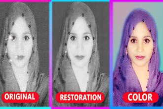 restore old photos and repair damaged images