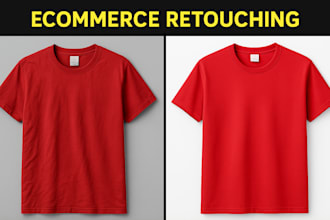 retouch ecommerce product and model images for online stores