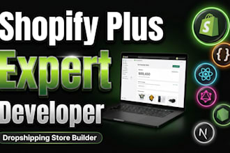 shopify developer, shopify expert, shopify dropshipping store