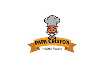 design top quality new papa cristos logo