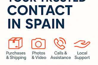 be your local contact in spain for tasks, shopping and assistance