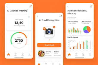 build ai calories tracking app, ai food recognition, nutrition tracker, diet app