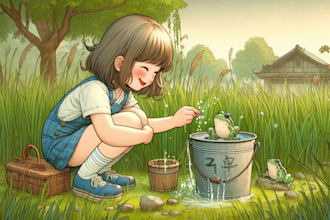 illustrate delightful characters and storybook scenes for your children book