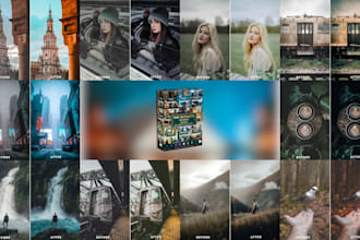 provide 945 cinematic luts and editing presets bundle for reels and films