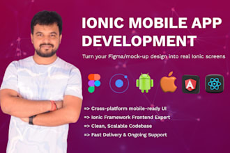 design figma to ionic, psd to ionic, xd to ionic apps