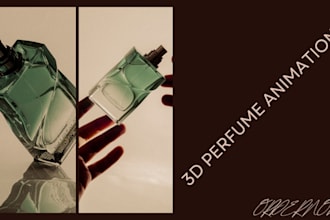 do 3d perfume bottle design 3d perfume animation fragrance video