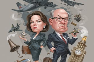 create political and editorial cartoons