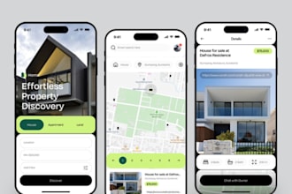 develop an event management mobile app and real estate app and website