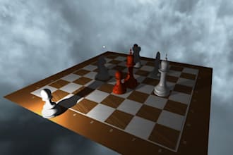 create a project or an animation or a game in java cpp csharp python opengl