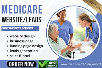 build medicare website medical home care health insurance spa medicaid leads