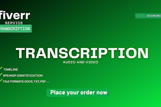 transcribe video audio with optional summary or voice over