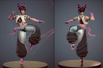 remake 3d bunny girl character,vrchat anime,cyberpunk 3d game,ecchi for 3d print