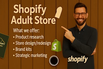 adult shopify store, lingerie adult toy store, adult store seo, shopify website