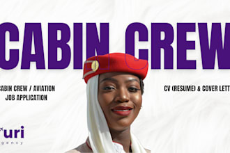 make your cabin crew resume, cover letter and application