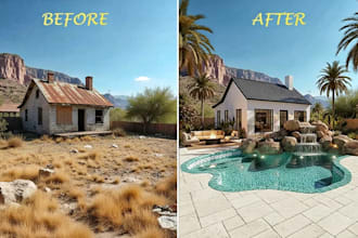 do virtual staging for house and other buildings