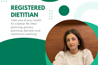 make a customised diet plan for you