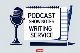 write engaging and SEO friendly podcast show notes