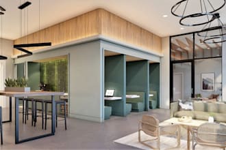 design 3d residential apartment, stunnning interior decor,3d layout,revit model