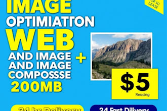 compress and optimize your images for web without losing quality