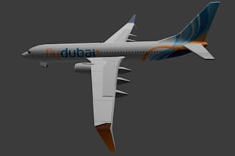 create 3d aircraft design, drone, war ship, air plane, aerospace, animation
